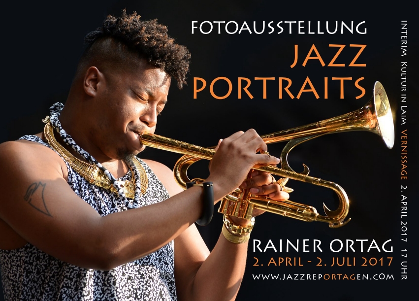 Jazz Portraits von Rainer Ortag im Interim Mnchen vom 2.4. bis 2.7.2017 